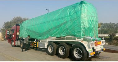 Tri Axle 45000 Liters Fuel Tanker Trailer will be sent to Suriname