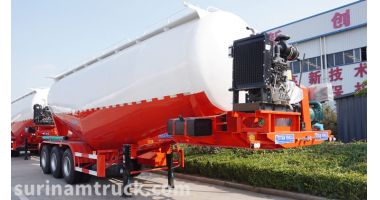 Tri Axle Bulk Cement Trailer will be sent to Suriname Paramaribo