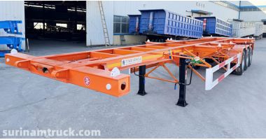 3 Axle 40Ft Container Skeleton Trailer will be sent to Suriname Nickli