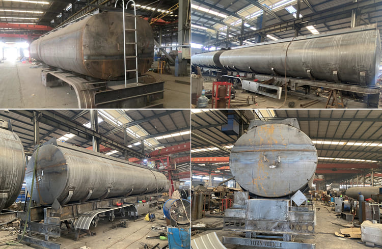 Tri Axle Fuel Tanker Trailer for Sale in Suriname