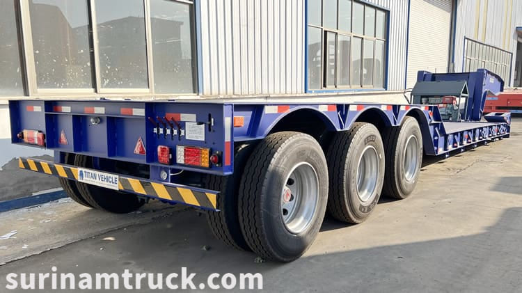 3 Axle Detachable Gooseneck Trailer for sale in Suriname