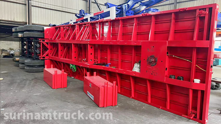 3 Axle 40 Foot Flat Bed Semi Trailer for sale in Suriname Paramaribo