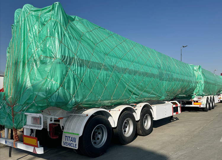 Tri Axle 45000 Liters Diesel Fuel Tanker Semi Trailer for Sale in Suriname