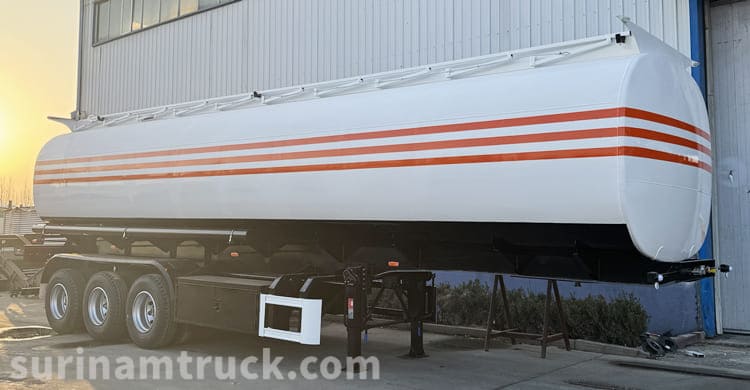 Tri Axle Petrol Tanker Trailer for Sale in Suriname Paramaribo 