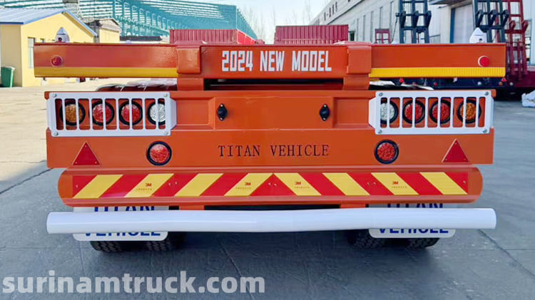 3 Axle 40Ft Container Skeleton Trailer for Sale in Suriname Paramaribo
