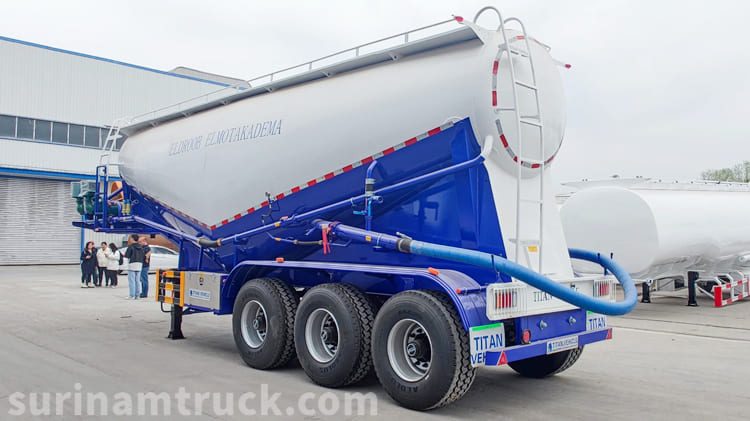 45CBM Cement Bulker Trailer for Sale in Suriname