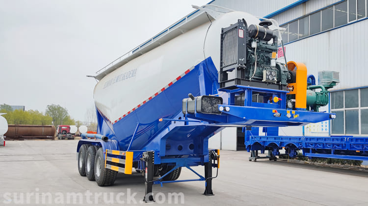 45CBM Cement Bulker Trailer for Sale in Suriname