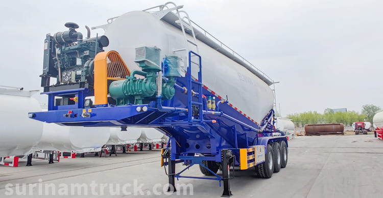 45CBM Cement Bulker Trailer for Sale in Suriname