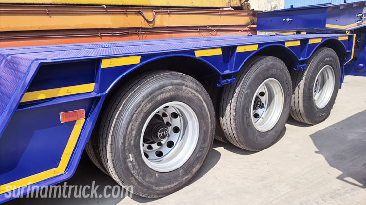 80 Tons Removable Gooseneck Lowboy Trailer for Sale in Suriname