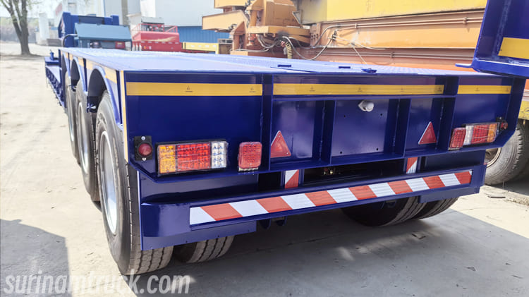 80 Tons Removable Gooseneck Lowboy Trailer for Sale in Suriname
