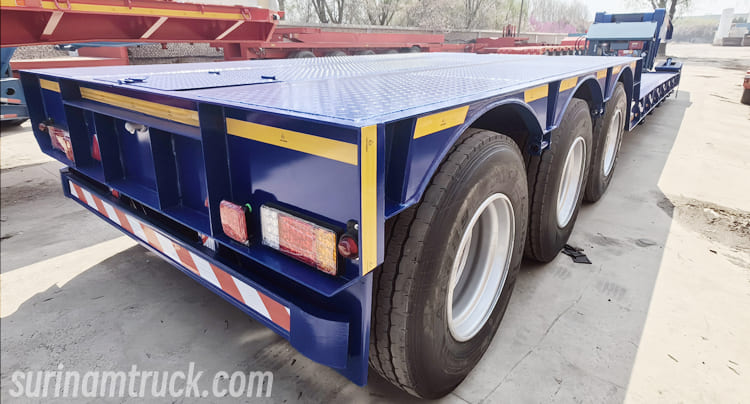 80 Tons Removable Gooseneck Lowboy Trailer for Sale in Suriname