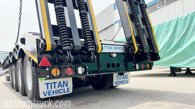 100 Tons Low Bed Semi Trailer for Sale in Suriname