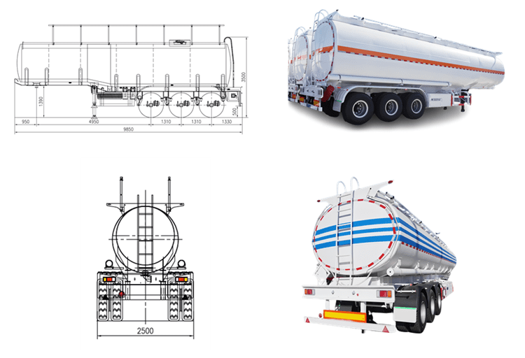 Oil Tanker Trailer for Sale in Suriname