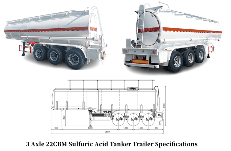 Oil Tanker Trailer for Sale in Suriname