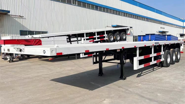 3 Axle 40 Feet Large Flatbed Trailer for Sale