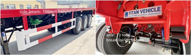 Flatbed Semi Traile for Sale   