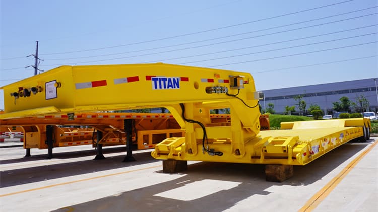 2 Line 4 Axle Detachable RGN Trailers Price 
