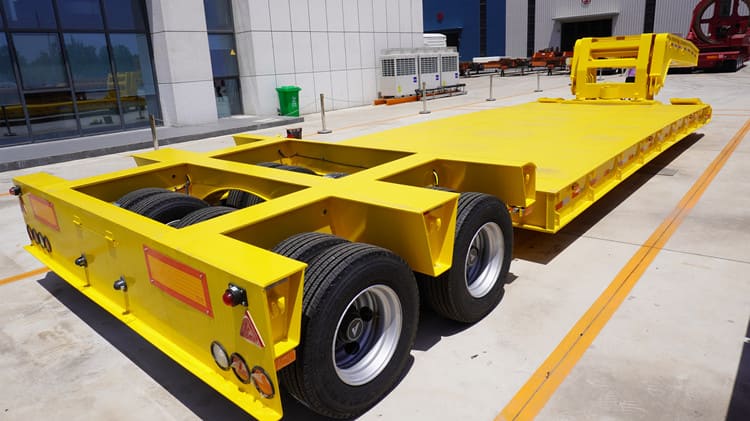 2 Line 4 Axle Detachable RGN Trailers Price 