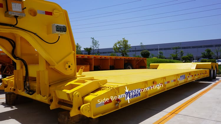 2 Line 4 Axle Detachable RGN Trailers Price 