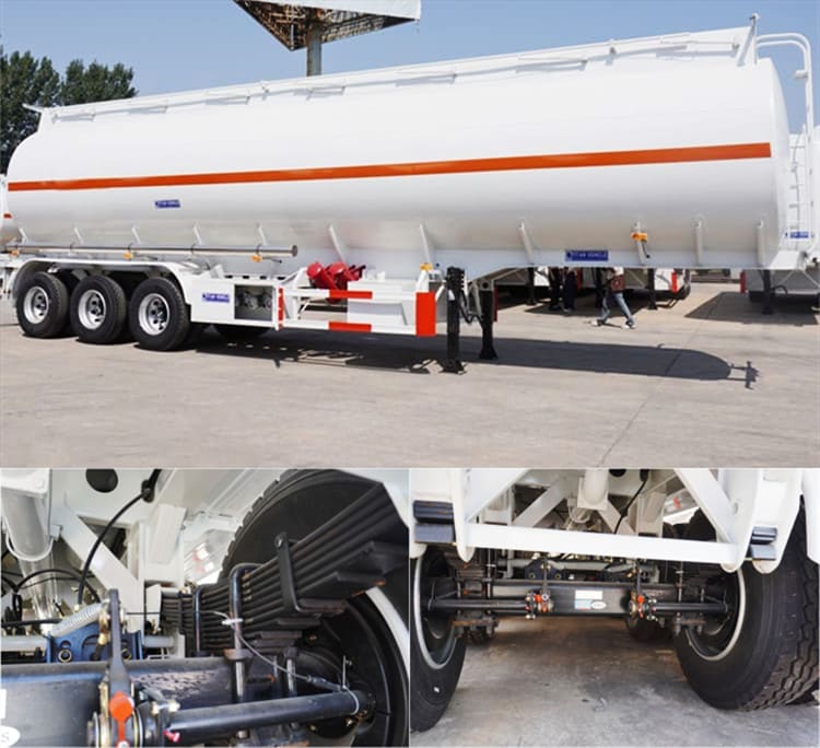 3 Axle 45000 Liters Diesel Fuel Tanker