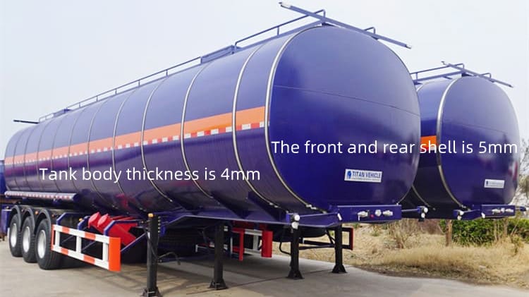 Stainless Steel Semi Tanker Trailer