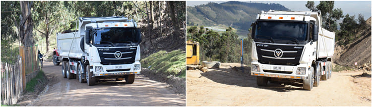 Foton Auman 8x4 Tipper Trucks for Sale in Suriname Paramaribo