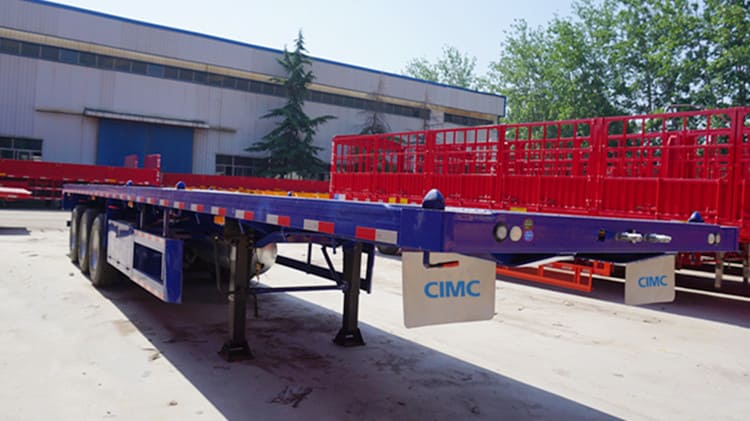 CIMC 40 Ft Flatbed Semi Trailer for Sale in Suriname Paramaribo