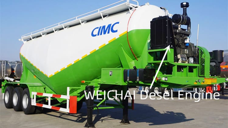CIMC 3 Axle Bulker Trailer for Sale in Suriname 