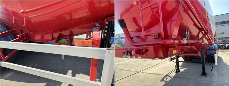 CIMC 3 Axle Dry Bulk Cement Tank Truck Trailer for Sale in Suriname Wanika
