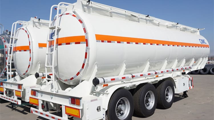 CIMC 45000 Liters Petrol Oil Tanker Truck Trailers Price in Suriname