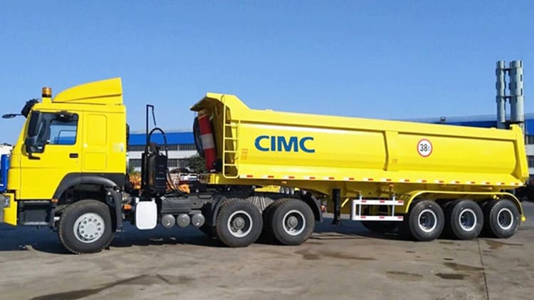 CIMC 3 Axle Dump Truck Semi Trailer for Sale in Suriname