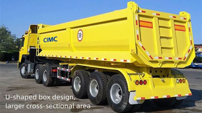 CIMC 3 Axle Dump Truck Semi Trailer for Sale in Suriname