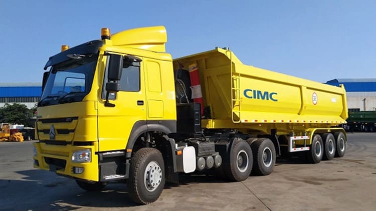 CIMC 3 Axle Dump Truck Semi Trailer for Sale in Suriname