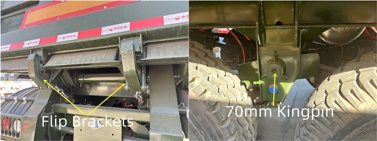 CIMC 3 Axle Tipper Trailer for Sale in Suriname Nickli
