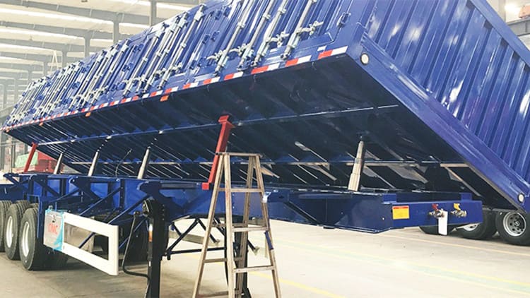 CIMC 40 Ft Side Drump Trailer Prices in Suriname Paramaribo 