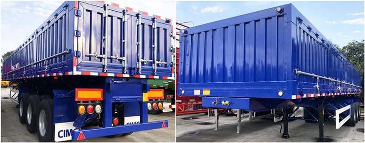 CIMC 40 Ft Side Drump Trailer Prices in Suriname Paramaribo 