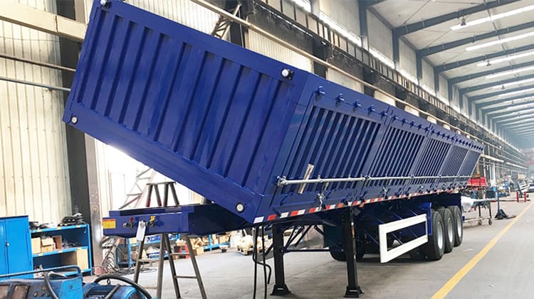 CIMC 40 Ft Side Drump Trailer Prices in Suriname Paramaribo 
