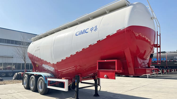 CIMC 3 Axle Dry Bulk Cement Tank Truck Trailer for Sale in Suriname