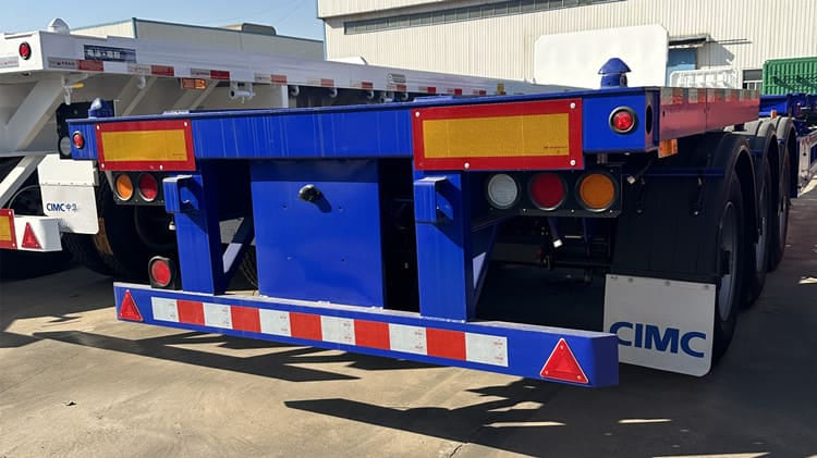 CIMC 40 Ft Sliding Container Skeletal Trailer for Sale in Suriname