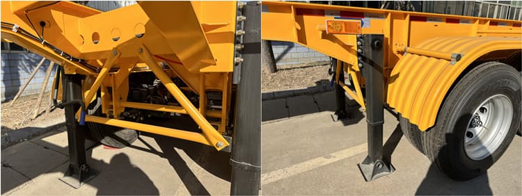 CIMC New Tri Axle 20 Ft Container Chassis Trailer for Sale