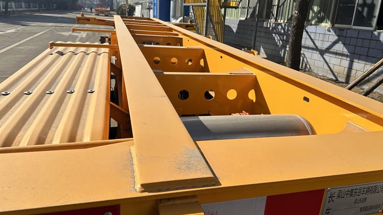 CIMC New Tri Axle 20 Ft Container Chassis Trailer for Sale