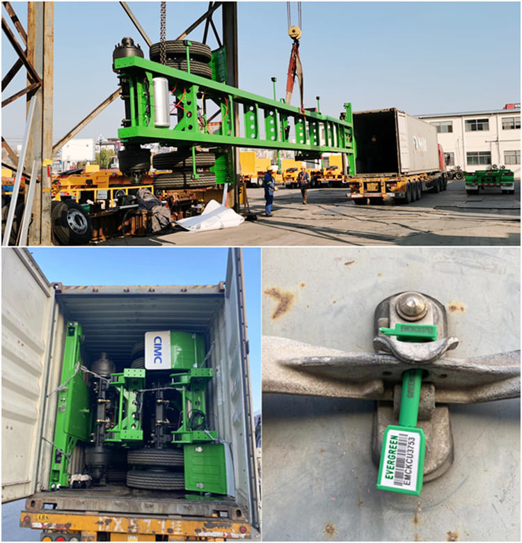 CIMC 2 Axle 40Ft Container Skeleton Trailer for Sale in Suriname