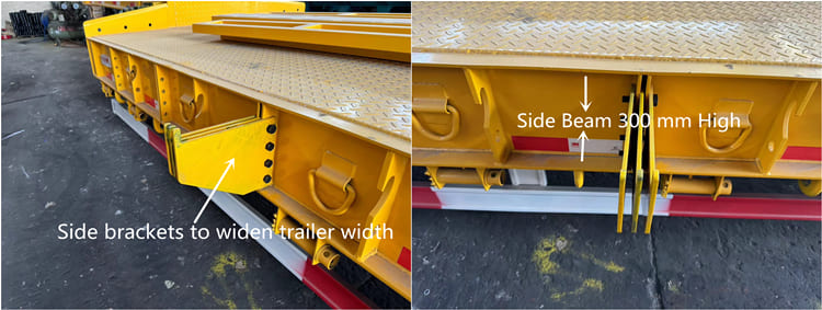 2 Axle 40 Tons Low Bed Truck for Sale in Suriname