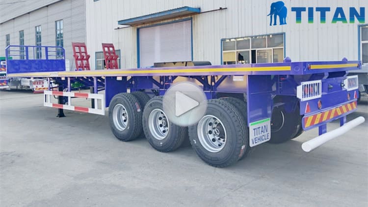 40 Foot Semi Truck Flatbed Trailer for Sale in Surinam
