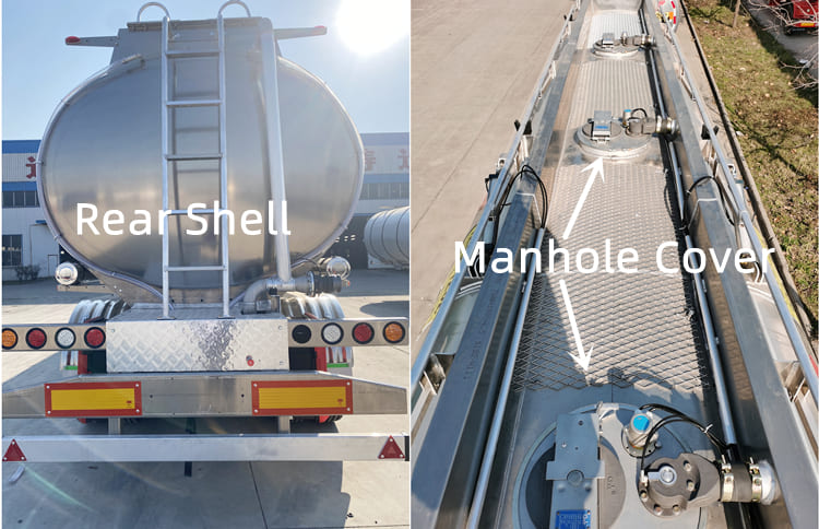 Tri Axle Aluminum Petrol Tanker Price in Suriname Paramaribo