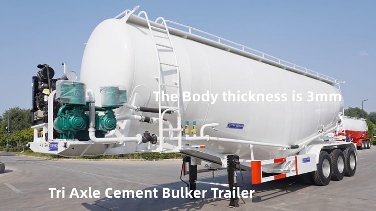 40CBM Cement Bulker Trailer for Sale in Suriname