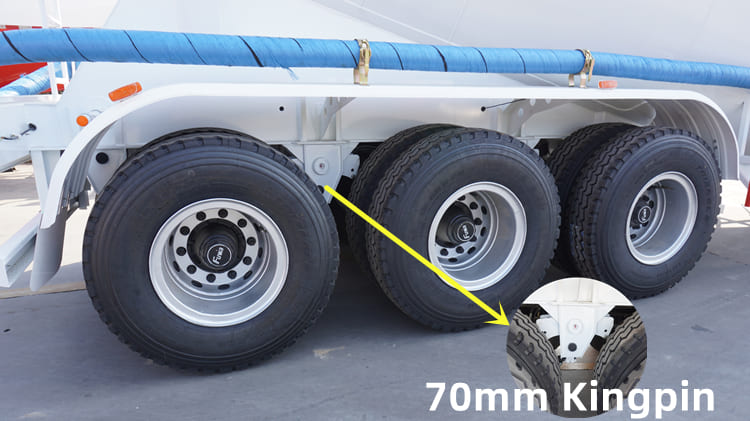 40CBM Cement Bulker Trailer for Sale in Suriname