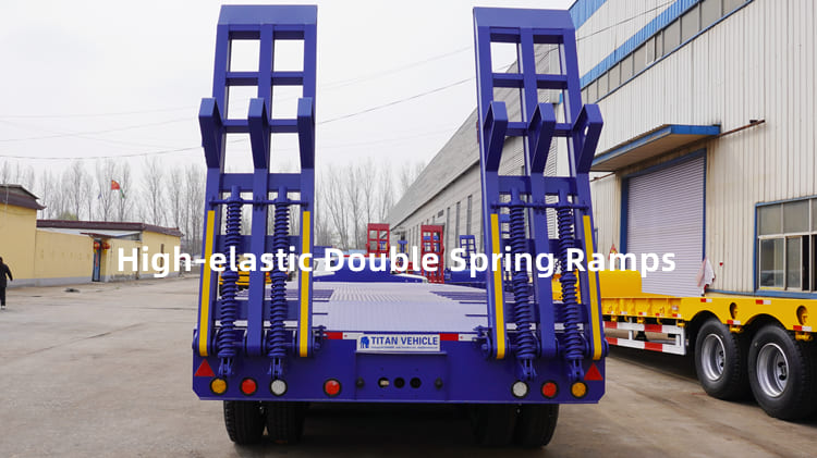 3 Axle 80 Tons Semi Truck Low Loader Trailer Price in Suriname Paramaribo