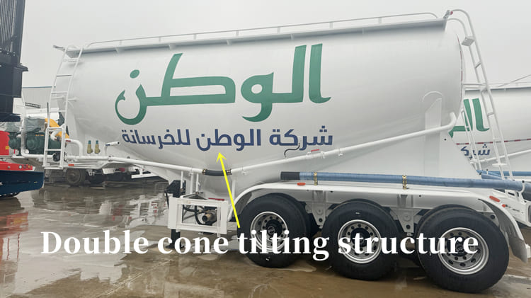 Pneumatic Tank Trailer for Sale | Dry Bulk Trailer Price in Suriname Paramaribo
