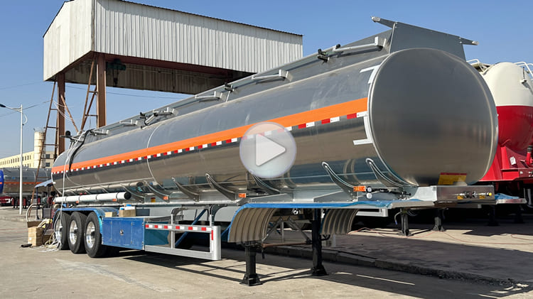 3 Axle 50000 Liters Aluminum Tanker Trailer for sale in Suriname
